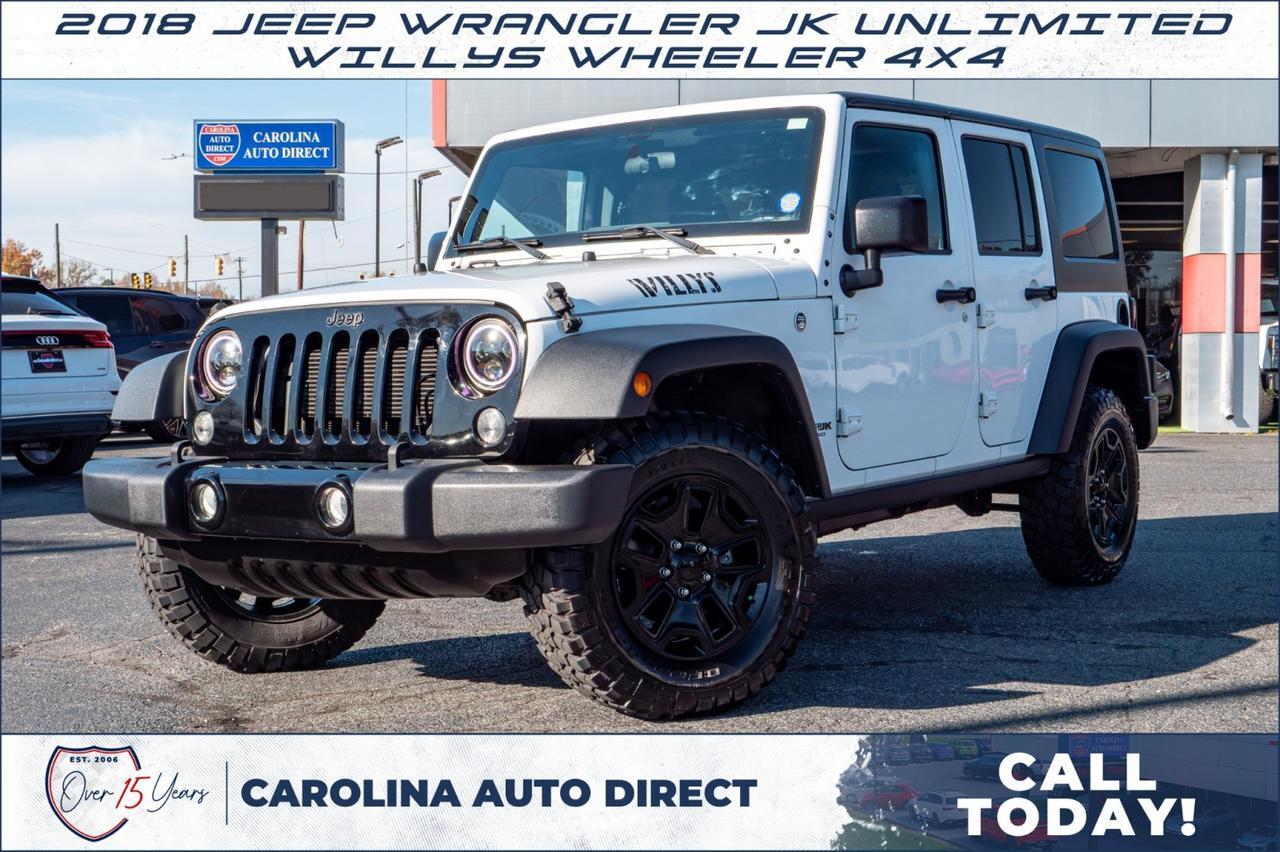 2018 Jeep Wrangler JK Unlimited Willys Wheeler 4X4 / Hard Top! 2018 Jeep Wrangler JK Unlimited Willys Wheeler 4X4 / Hard Top!