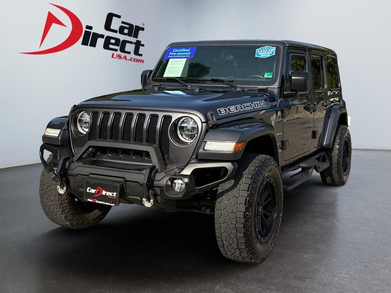 2018 Jeep Wrangler Unlimited Sahara, TOW PACKAGE, RUNNING BOARDS, BACKUP CAMERA, PARKING SENSORS, BLIND SPOT ALERT, FORWARD COLLISION WARNING, HEATED STEERING WHEEL & SEATS, APPLE CARPLAY/ANDROID AUTO, LOW MILES, WRANGLE THE ROAD! Virginia Beach VA 2018 Jeep Wrangler Unlimited Sahara, TOW PACKAGE, RUNNING BOARDS, BACKUP CAMERA, PARKING SENSORS, BLIND SPOT ALERT, FORWARD COLLISION WARNING, HEATED STEERING WHEEL & SEATS, APPLE CARPLAY/ANDROID AUTO, LOW MILES, WRANGLE THE ROAD! Virginia Beach VA