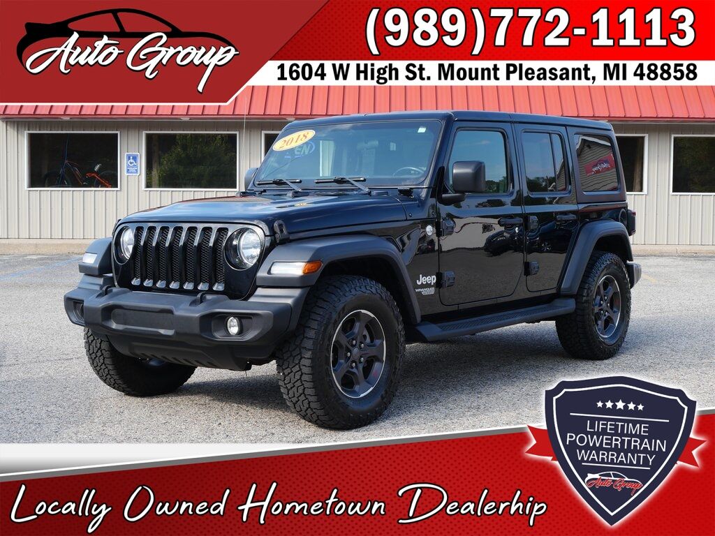 2018 Jeep Wrangler Unlimited Sport S Mt Pleasant MI