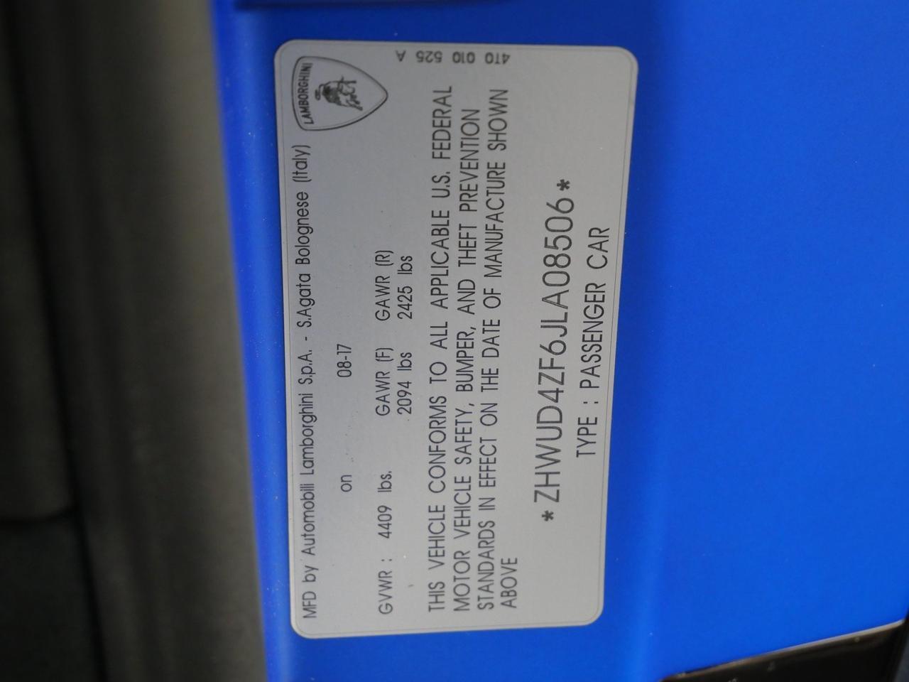 2018 Lamborghini Huracan Performante Performante Lawrence KS