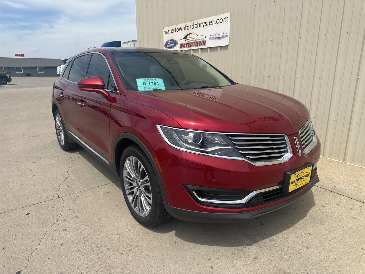 2018 Lincoln MKX Reserve Watertown SD 2018 Lincoln MKX Reserve Watertown SD