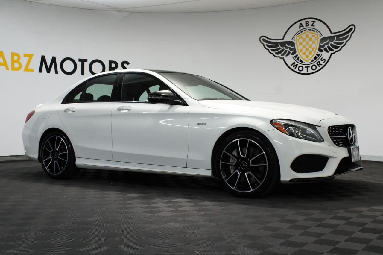 2018 Mercedes Benz C Class Amg C 43 Panoramic Roof Nav Night Package Rear View Low Miles Houston Tx 43278239