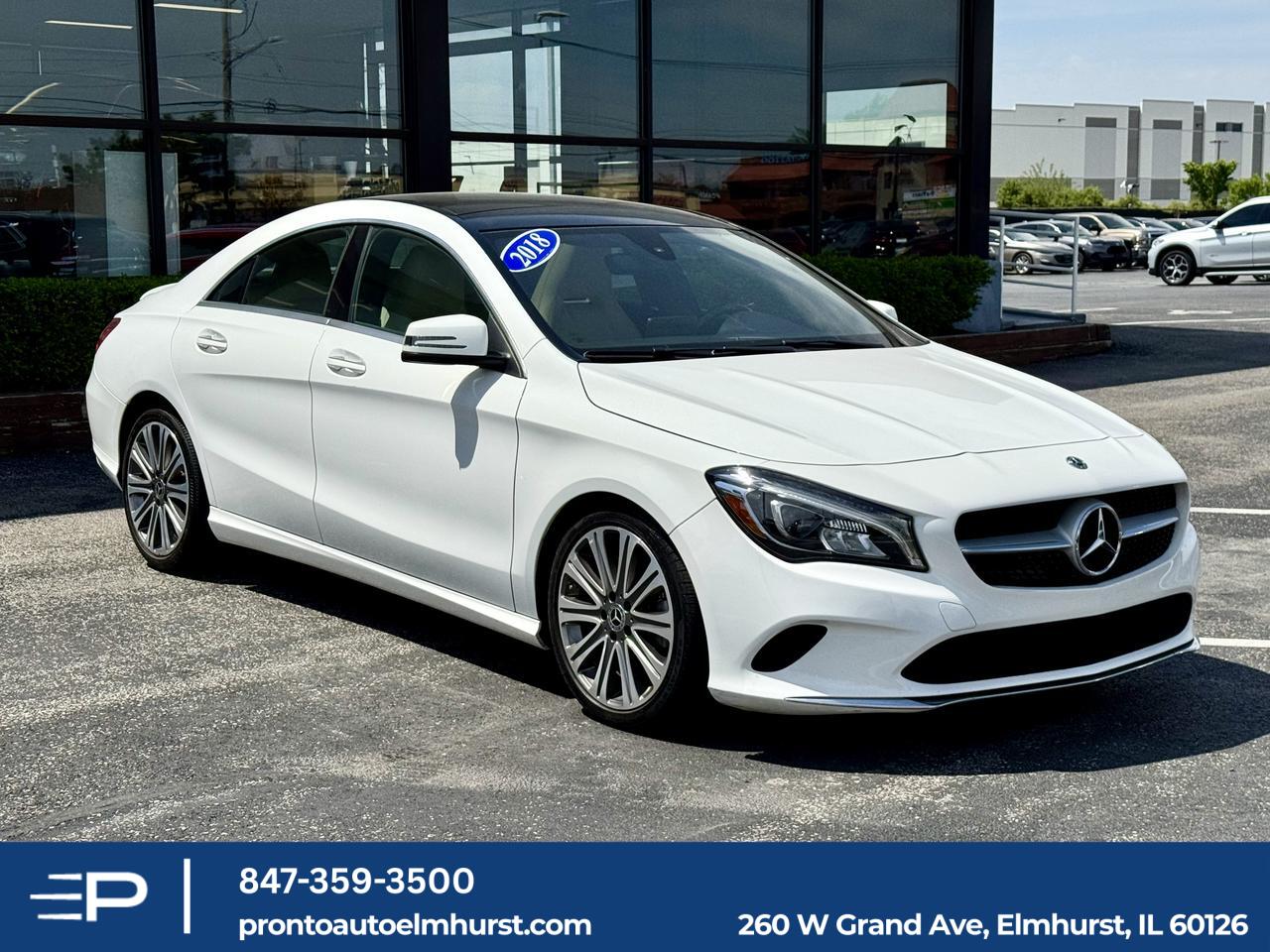 2018 Mercedes-Benz CLA 250 CLS 250 Elmhurst IL 2018 Mercedes-Benz CLA 250 CLS 250 Elmhurst IL