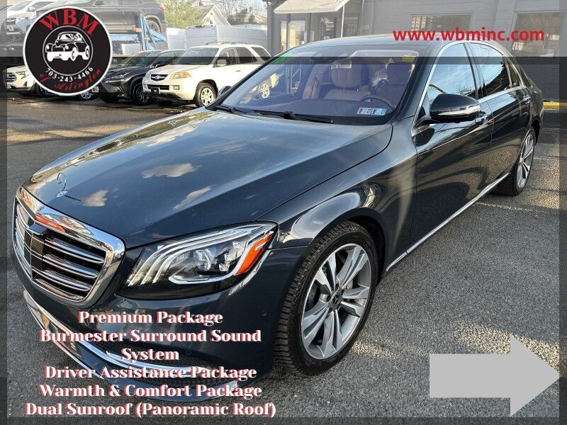 2018 Mercedes-Benz S-Class S 450 4MATIC AWD w/ Premium Package 2018 Mercedes-Benz S-Class S 450 4MATIC AWD w/ Premium Package