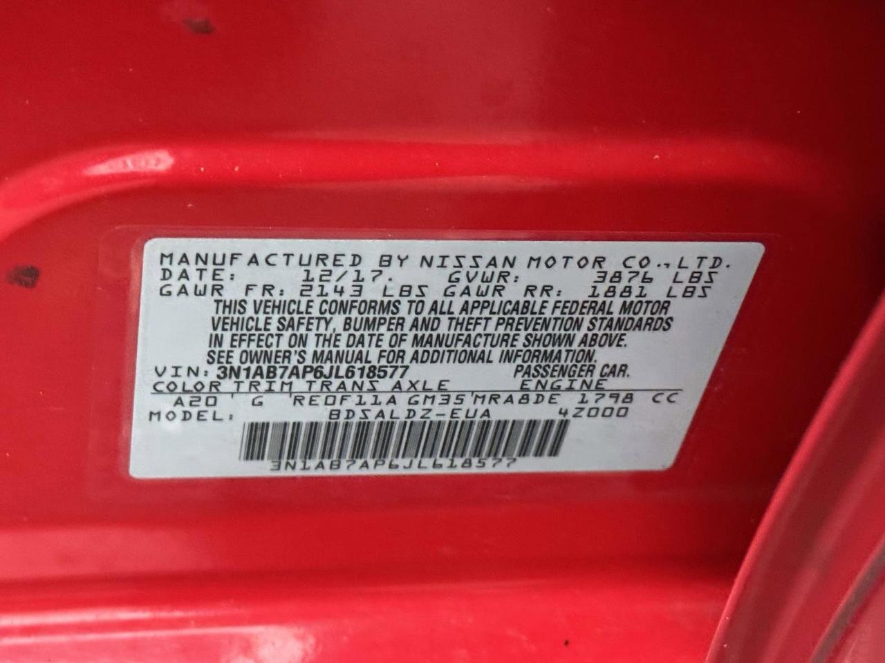 2018 Nissan Sentra SV San Clemente CA