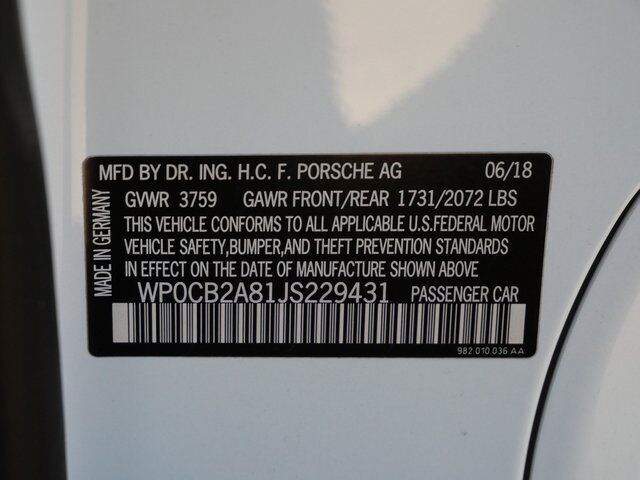 2018 Porsche 718 Boxster GTS GTS Lawrence KS