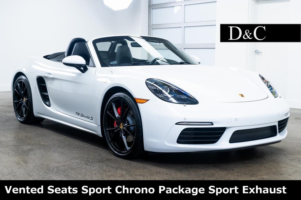 2018 Porsche 718 Boxster S Vented Seats Sport Chrono Package Sport Exhaust Portland OR 2018 Porsche 718 Boxster S Vented Seats Sport Chrono Package Sport Exhaust Portland OR