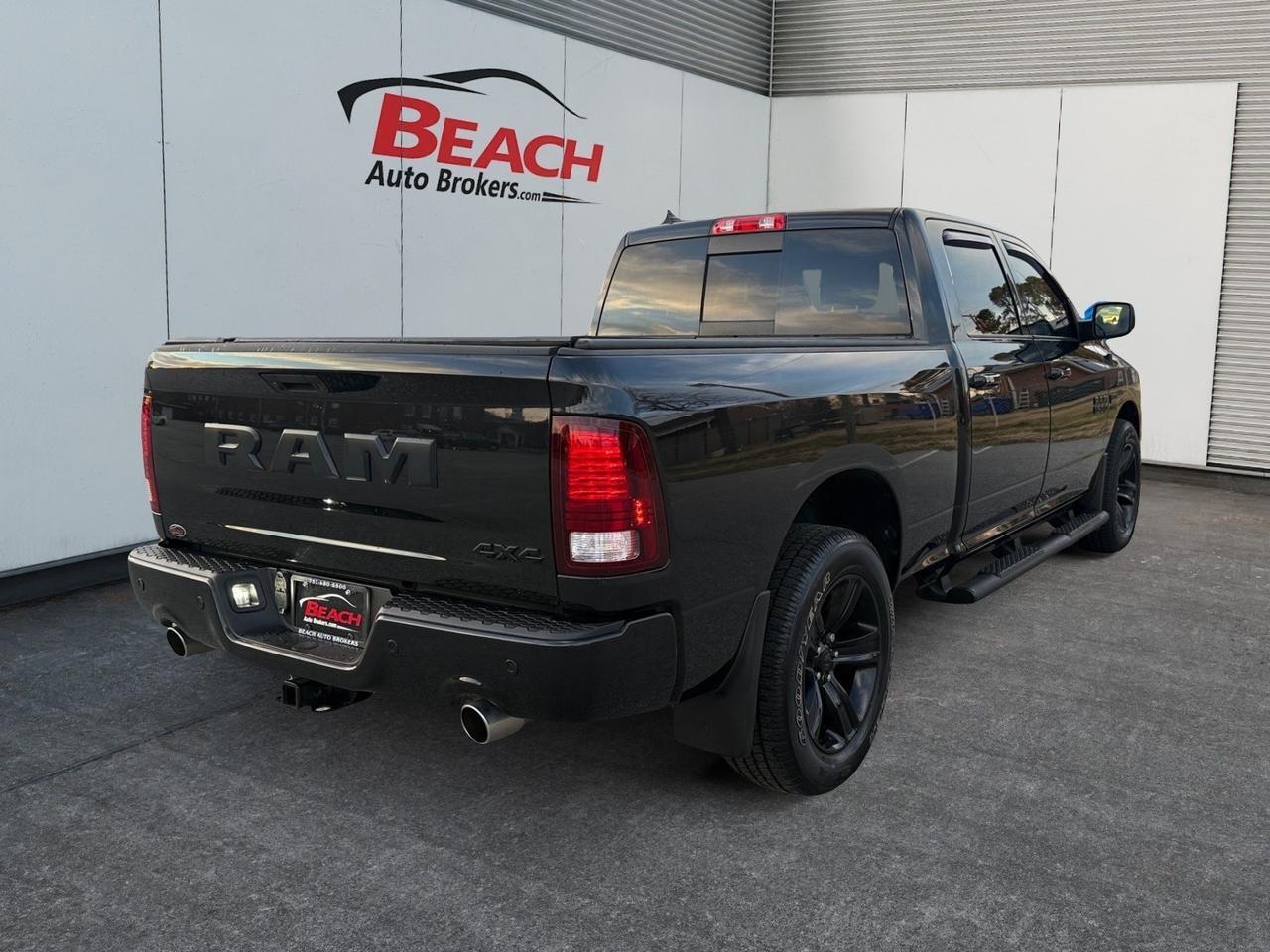 2018 Ram 1500 Night, APPLE CARPLAY/ANDROID AUTO, REAR POWER SLIDING WINDOW, HEATED STEERING WHEEL, HEATED SEATS, UNIVERSAL GARAGE DOOR OPENER, POWER AND HEATED MIRRORS, COME AND TEST DRIVE THIS RAM 1500 TODAY! Norfolk VA 2018 Ram 1500 Night, APPLE CARPLAY/ANDROID AUTO, REAR POWER SLIDING WINDOW, HEATED STEERING WHEEL, HEATED SEATS, UNIVERSAL GARAGE DOOR OPENER, POWER AND HEATED MIRRORS, COME AND TEST DRIVE THIS RAM 1500 TODAY! Norfolk VA