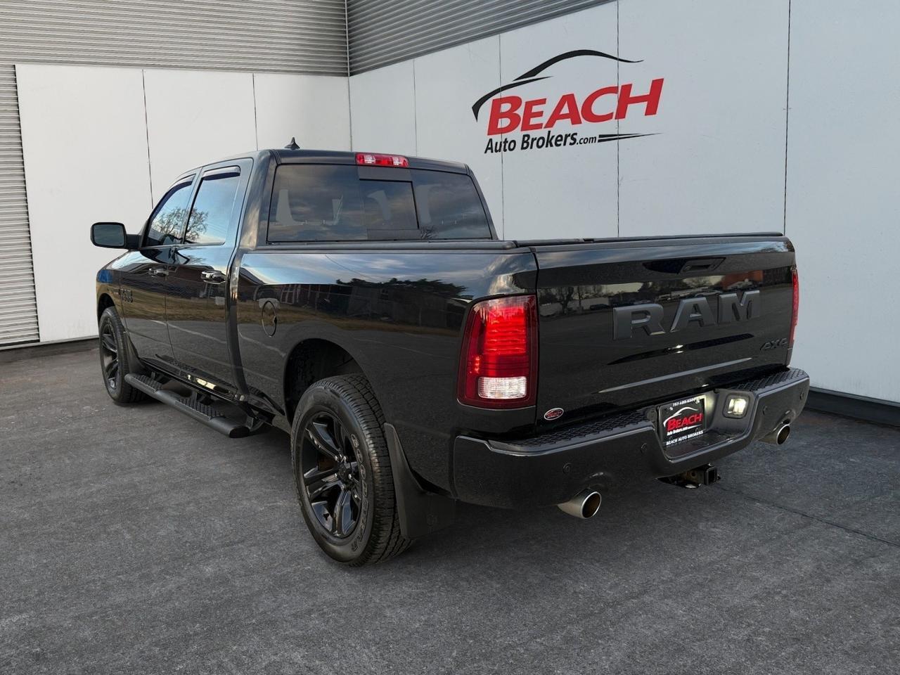 2018 Ram 1500 Night, APPLE CARPLAY/ANDROID AUTO, REAR POWER SLIDING WINDOW, HEATED STEERING WHEEL, HEATED SEATS, UNIVERSAL GARAGE DOOR OPENER, POWER AND HEATED MIRRORS, COME AND TEST DRIVE THIS RAM 1500 TODAY! Norfolk VA 2018 Ram 1500 Night, APPLE CARPLAY/ANDROID AUTO, REAR POWER SLIDING WINDOW, HEATED STEERING WHEEL, HEATED SEATS, UNIVERSAL GARAGE DOOR OPENER, POWER AND HEATED MIRRORS, COME AND TEST DRIVE THIS RAM 1500 TODAY! Norfolk VA