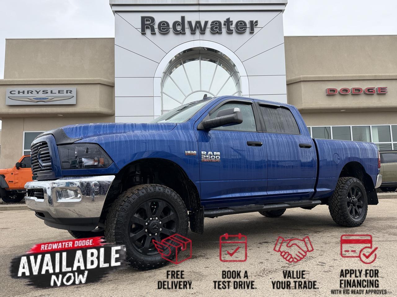 2018 Ram 2500 SLT Crew Cab 4x4 | Low KMs | V8 HEMI | NAV | Heated Seats | Remote Start | Backup Camera | Bluetooth 2018 Ram 2500 SLT Crew Cab 4x4 | Low KMs | V8 HEMI | NAV | Heated Seats | Remote Start | Backup Camera | Bluetooth