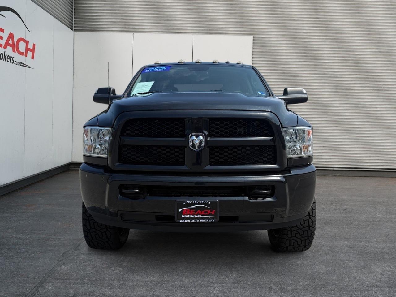 2018 Ram 3500 Tradesman, TOW PACKAGE, BED LINER, BLUETOOTH, TOW HOOKS, RUNNING BOARDS, REMOTE KEYLESS ENTRY, POWER MIRRORS, BACKUP CAMERA, CLEAN CARFAX, ONLY 1 OWNER, LOW MILES! Norfolk VA 2018 Ram 3500 Tradesman, TOW PACKAGE, BED LINER, BLUETOOTH, TOW HOOKS, RUNNING BOARDS, REMOTE KEYLESS ENTRY, POWER MIRRORS, BACKUP CAMERA, CLEAN CARFAX, ONLY 1 OWNER, LOW MILES! Norfolk VA