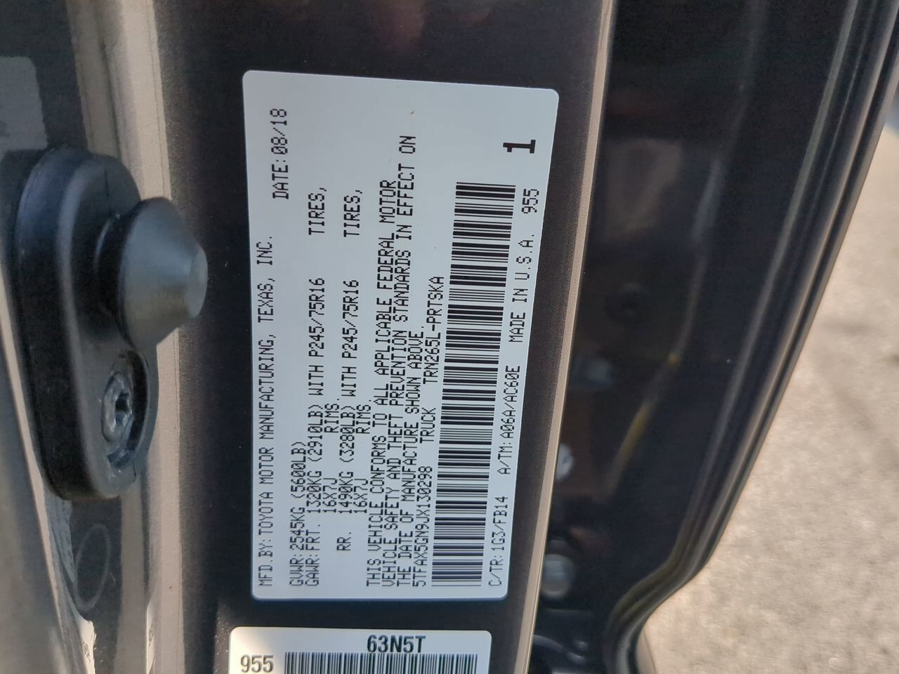 2018 Toyota Tacoma SR Appleton WI