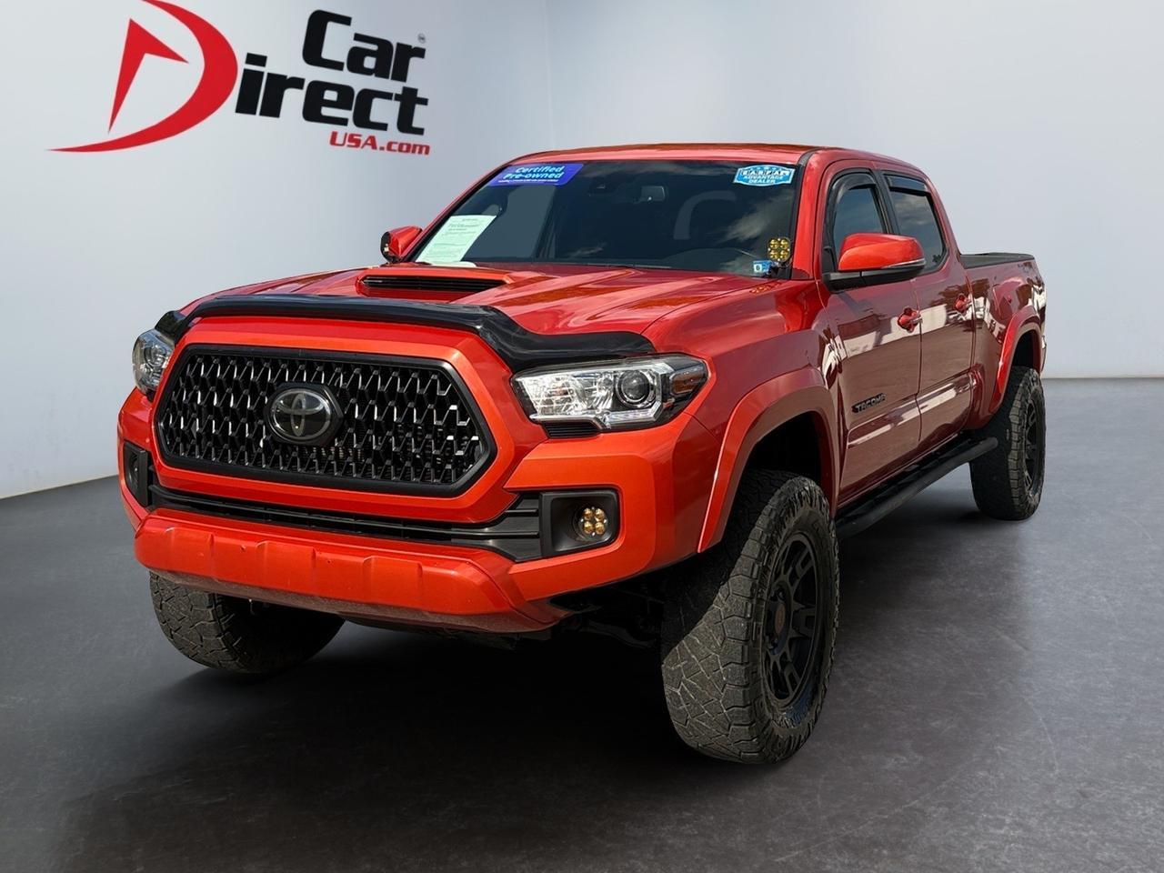 2018 Toyota Tacoma TRD Sport, TUBULAR RUNNING BOARDS, LIFTED, TRD BLACK WHEELS, TOW PACKAGE, BED LINER WITH CARGO STORAGE, PUSH BUTTON START, NAVIGATION, BLIND SPOT ALERT, FORWARD COLLISION ALERT, LANE KEEP ASSIST, LOW MILES, TAKE HOME A TACOMA! Virginia Beach VA 2018 Toyota Tacoma TRD Sport, TUBULAR RUNNING BOARDS, LIFTED, TRD BLACK WHEELS, TOW PACKAGE, BED LINER WITH CARGO STORAGE, PUSH BUTTON START, NAVIGATION, BLIND SPOT ALERT, FORWARD COLLISION ALERT, LANE KEEP ASSIST, LOW MILES, TAKE HOME A TACOMA! Virginia Beach VA