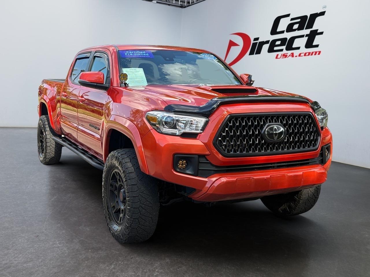 2018 Toyota Tacoma TRD Sport, TUBULAR RUNNING BOARDS, LIFTED, TRD BLACK WHEELS, TOW PACKAGE, BED LINER WITH CARGO STORAGE, PUSH BUTTON START, NAVIGATION, BLIND SPOT ALERT, FORWARD COLLISION ALERT, LANE KEEP ASSIST, LOW MILES, TAKE HOME A TACOMA! Virginia Beach VA 2018 Toyota Tacoma TRD Sport, TUBULAR RUNNING BOARDS, LIFTED, TRD BLACK WHEELS, TOW PACKAGE, BED LINER WITH CARGO STORAGE, PUSH BUTTON START, NAVIGATION, BLIND SPOT ALERT, FORWARD COLLISION ALERT, LANE KEEP ASSIST, LOW MILES, TAKE HOME A TACOMA! Virginia Beach VA