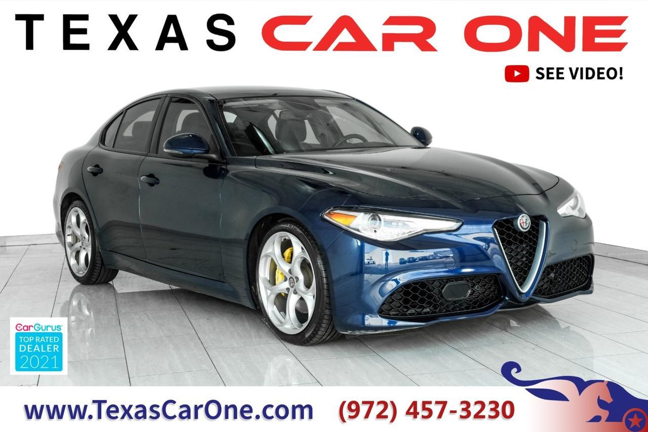 2019 Alfa Romeo Giulia Ti SPORT DRIVER ASSIST STATIC PKG BLIND SPOT ASSIST NAVIGATION S Carrollton TX 2019 Alfa Romeo Giulia Ti SPORT DRIVER ASSIST STATIC PKG BLIND SPOT ASSIST NAVIGATION S Carrollton TX