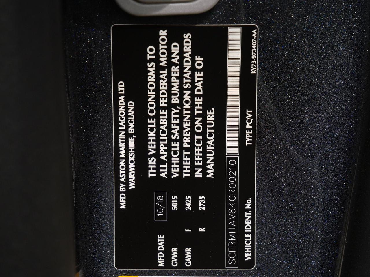 2019 Aston Martin DBS Superleggera Superleggera Lawrence KS