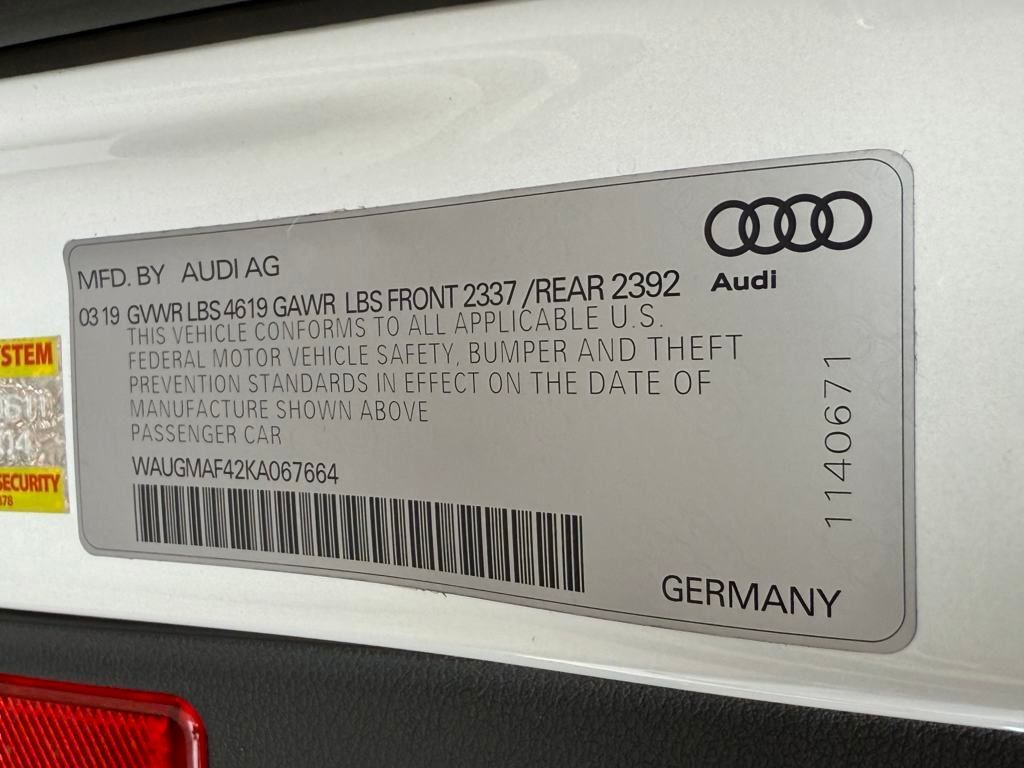 2019 Audi A4 2.0T Premium Lakeland FL