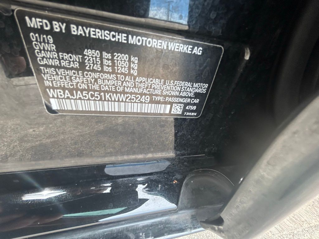 2019 BMW 5 Series 530i Tampa FL