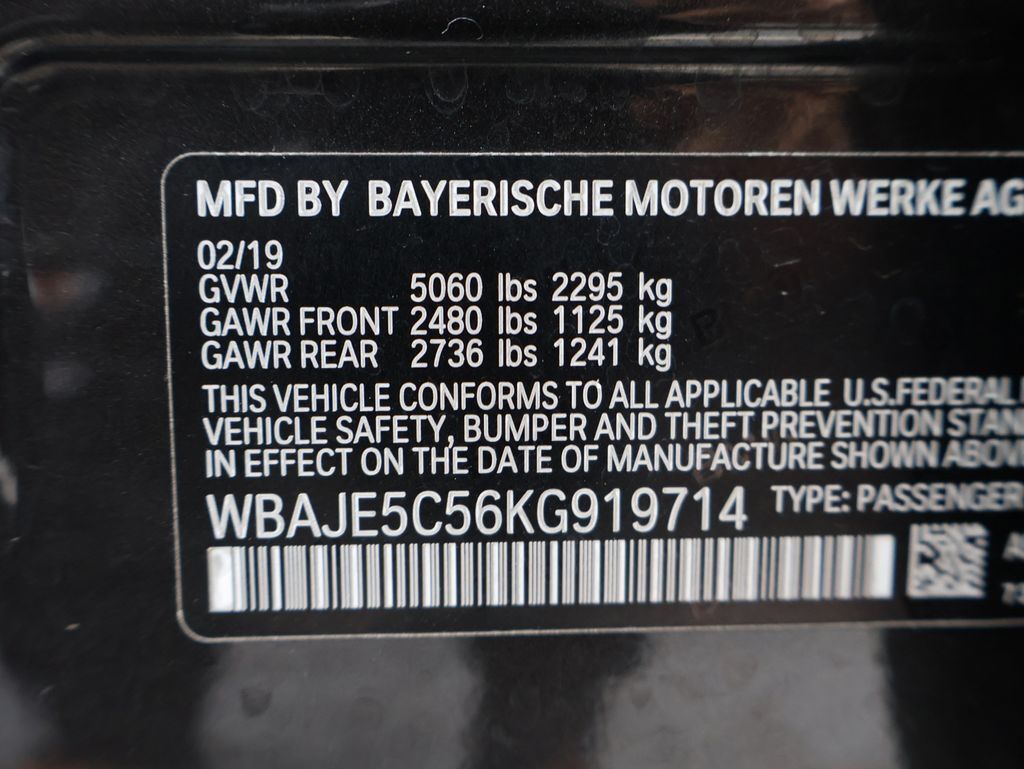 2019 BMW 5 Series 540i San Clemente CA