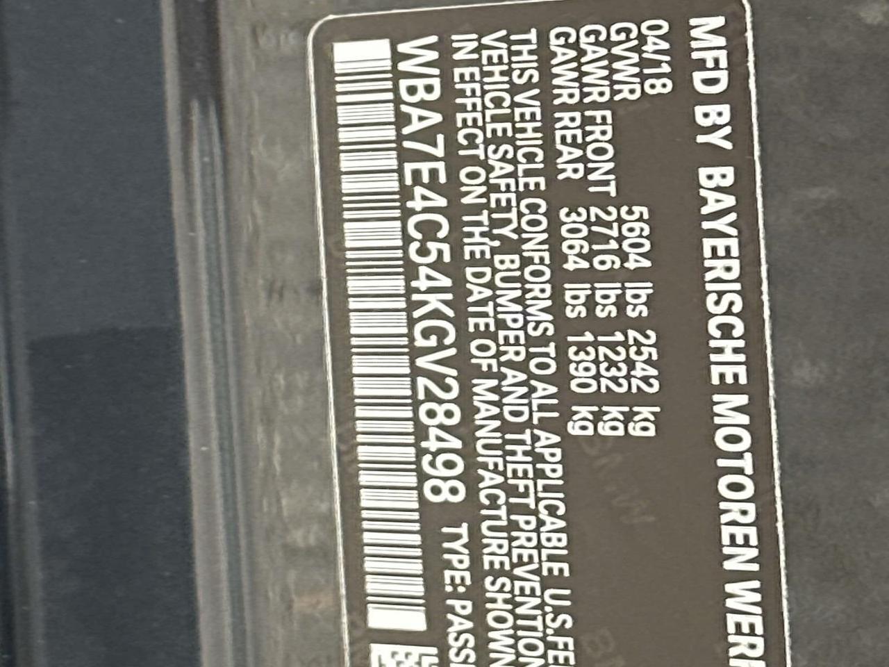 2019 BMW 7 Series 740i xDrive Woodbridge VA