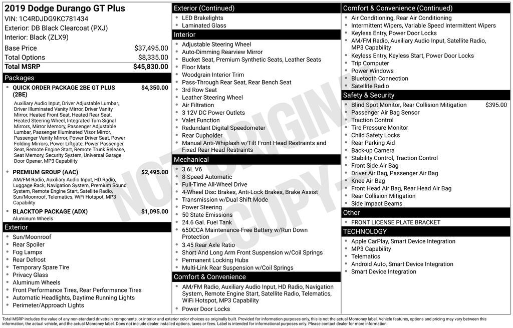 2019 Dodge Durango GT Plus Lakeland FL