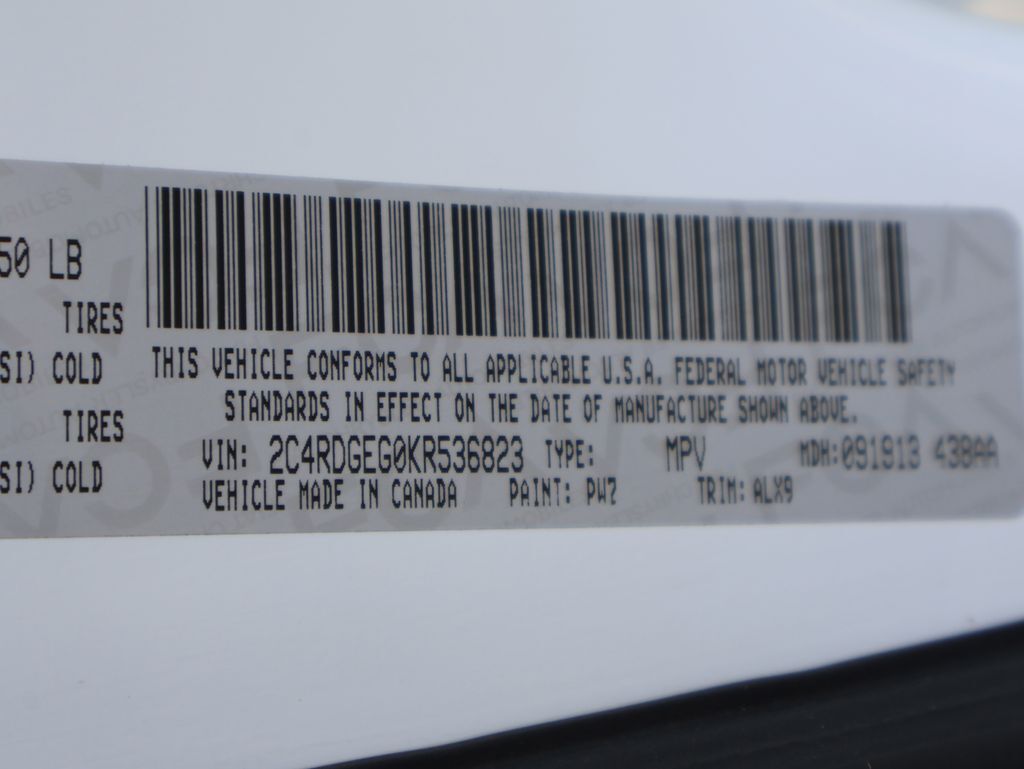 2019 Dodge Grand Caravan GT