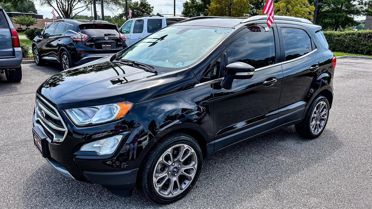 2019 FORD ECOSPORT TITANIUM FWD, KEYLESS START, NAVIGATION, BACKUP CAMERA, WELL MAINTAINED, AND ONLY 29K MILES 2019 FORD ECOSPORT TITANIUM FWD, KEYLESS START, NAVIGATION, BACKUP CAMERA, WELL MAINTAINED, AND ONLY 29K MILES
