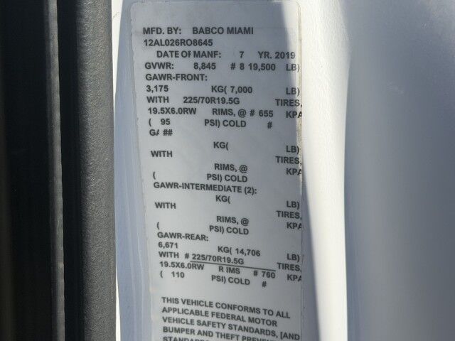 2019 Ford F-550XL 12' BABCO Aluminum Trash Dump Truck Homestead FL 2019 Ford F-550XL 12' BABCO Aluminum Trash Dump Truck Homestead FL