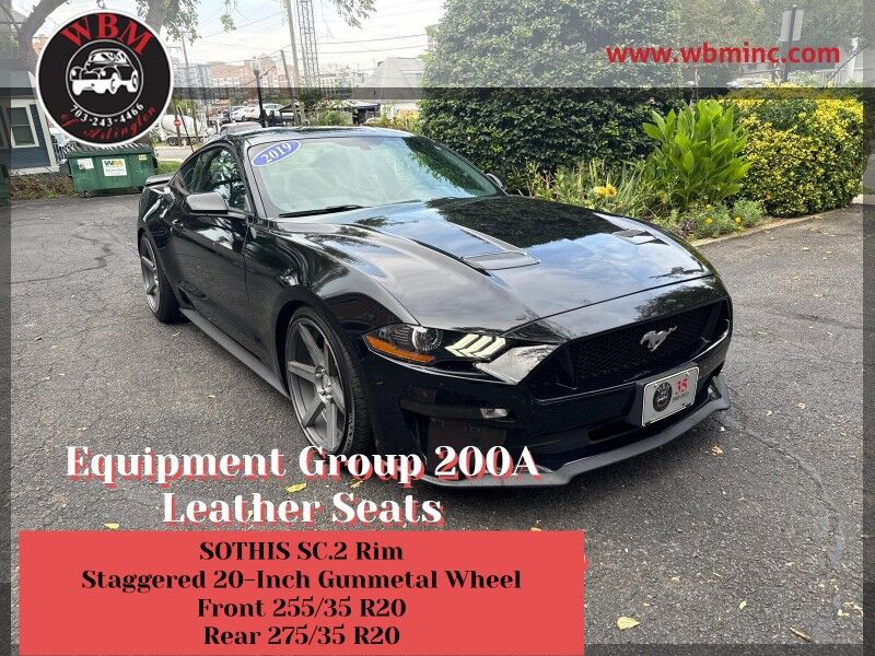 2019 Ford Mustang EcoBoost Premium Coupe RWD 2019 Ford Mustang EcoBoost Premium Coupe RWD