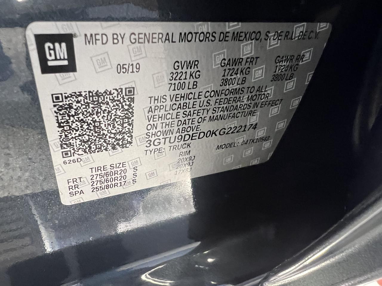 GMCSIERRA 1500 CREW CAB 4X429