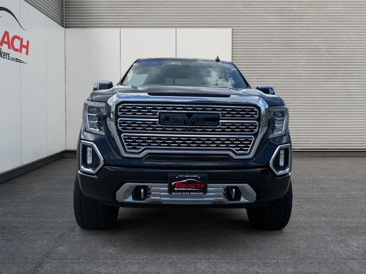 2019 GMC Sierra 1500 Denali, HEATED/VENTILATED SEATS, HEATED REAR SEATS, SUNROOF, APPLE CARPLAY/ANDROID AUTO, POWER RUNNING BOARDS, POWER MIRRORS, BED LINER, TOW PACKAGE, BACKUP CAMERA, BOSE SPEAKERS, UNIVERSAL GARAGE DOOR OPENER, FUEL WHEELS, CLEAN CARFAX! Norfolk VA 2019 GMC Sierra 1500 Denali, HEATED/VENTILATED SEATS, HEATED REAR SEATS, SUNROOF, APPLE CARPLAY/ANDROID AUTO, POWER RUNNING BOARDS, POWER MIRRORS, BED LINER, TOW PACKAGE, BACKUP CAMERA, BOSE SPEAKERS, UNIVERSAL GARAGE DOOR OPENER, FUEL WHEELS, CLEAN CARFAX! Norfolk VA