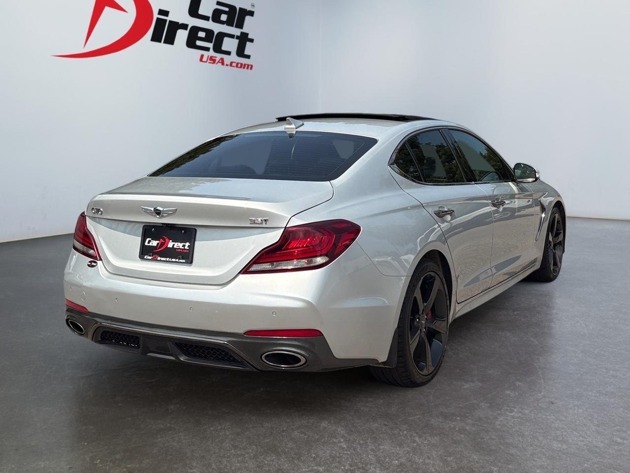 2019 Genesis G70 3.3T Advanced, HEADS UP DISPLAY, PANORAMIC MOONROOF, 360 BACKUP CAMERA, PADDLE SHIFTERS, SELECT DRIVE MODES, FORWARD COLLISION ALERT, BLIND SPOT, LANE KEEP ASSIST, HEATED & COOLING SEATS, APPLE CARPLAY/ANDROID AUTO, AUTO START/STOP, ONLY 77K MILES! Virginia Beach VA 2019 Genesis G70 3.3T Advanced, HEADS UP DISPLAY, PANORAMIC MOONROOF, 360 BACKUP CAMERA, PADDLE SHIFTERS, SELECT DRIVE MODES, FORWARD COLLISION ALERT, BLIND SPOT, LANE KEEP ASSIST, HEATED & COOLING SEATS, APPLE CARPLAY/ANDROID AUTO, AUTO START/STOP, ONLY 77K MILES! Virginia Beach VA