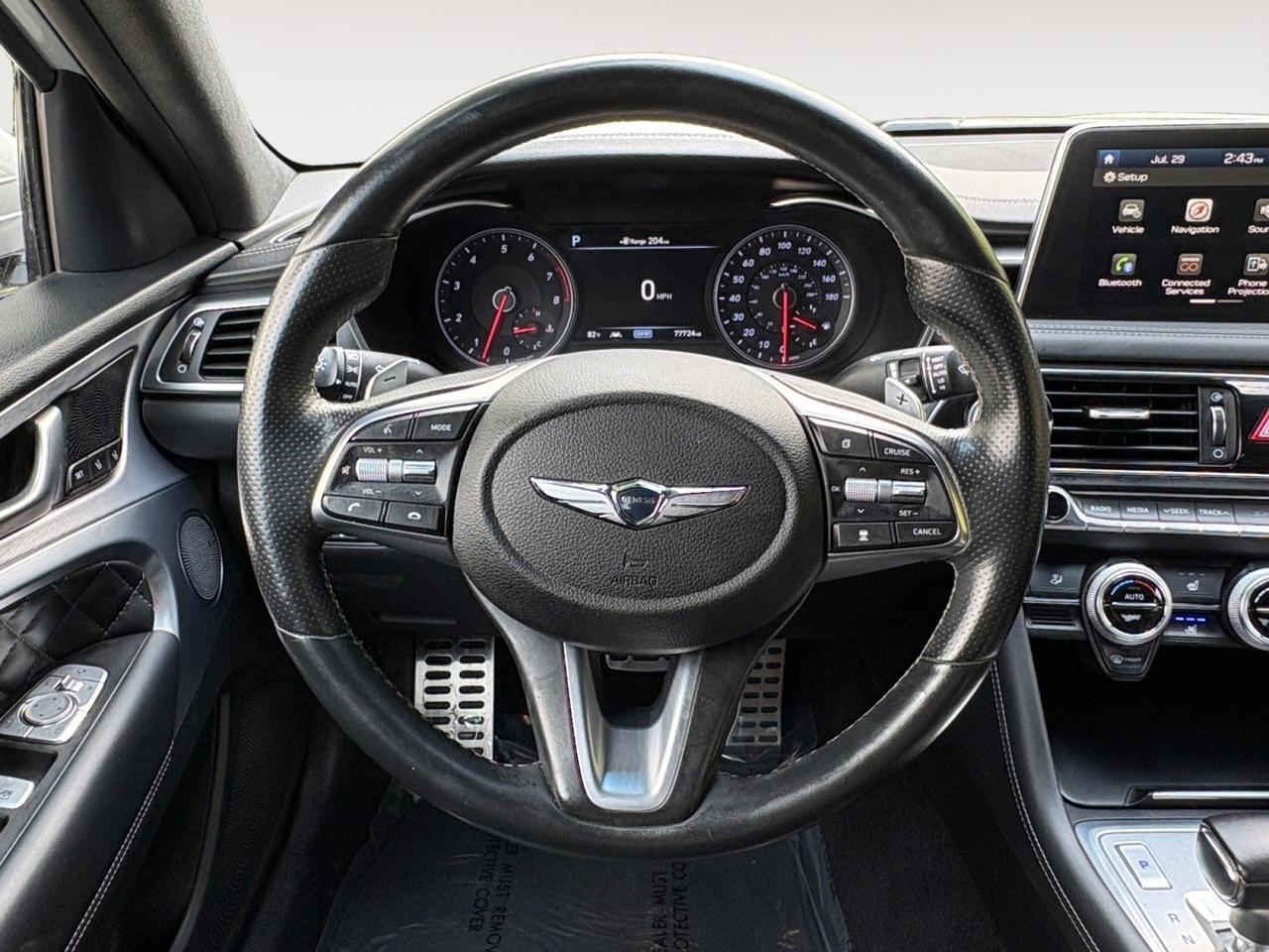 2019 Genesis G70 3.3T Advanced, HEADS UP DISPLAY, PANORAMIC MOONROOF, 360 BACKUP CAMERA, PADDLE SHIFTERS, SELECT DRIVE MODES, FORWARD COLLISION ALERT, BLIND SPOT, LANE KEEP ASSIST, HEATED & COOLING SEATS, APPLE CARPLAY/ANDROID AUTO, AUTO START/STOP, ONLY 77K MILES! Virginia Beach VA 2019 Genesis G70 3.3T Advanced, HEADS UP DISPLAY, PANORAMIC MOONROOF, 360 BACKUP CAMERA, PADDLE SHIFTERS, SELECT DRIVE MODES, FORWARD COLLISION ALERT, BLIND SPOT, LANE KEEP ASSIST, HEATED & COOLING SEATS, APPLE CARPLAY/ANDROID AUTO, AUTO START/STOP, ONLY 77K MILES! Virginia Beach VA