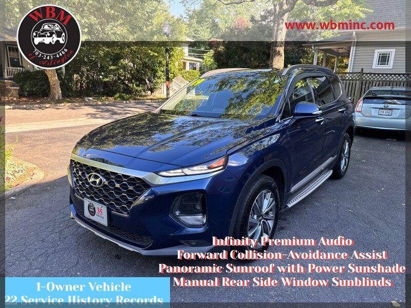 2019 Hyundai Santa Fe 2.4L Limited FWD 2019 Hyundai Santa Fe 2.4L Limited FWD