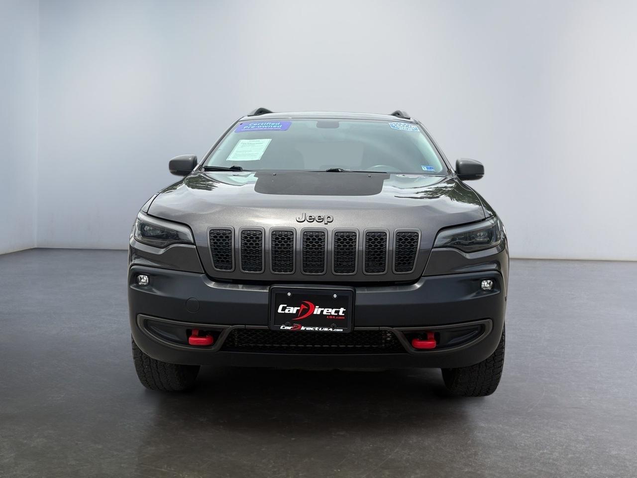 2019 Jeep Cherokee Trailhawk, BLIND SPOT AERT, LANE KEEP ASSIST, ROOF RAILS, APPLE CARPLAY/ANDROID AUTO, BACKUP CAMERA WITH PARKING SENSORS, UCONNECT BLUETOOTH, SELECT DRIVE MODES, ONLY 61K MILES, CLEAN CARFAX, RIDE THE TRAILS IN THIS CHEROKEE! Virginia Beach VA 2019 Jeep Cherokee Trailhawk, BLIND SPOT AERT, LANE KEEP ASSIST, ROOF RAILS, APPLE CARPLAY/ANDROID AUTO, BACKUP CAMERA WITH PARKING SENSORS, UCONNECT BLUETOOTH, SELECT DRIVE MODES, ONLY 61K MILES, CLEAN CARFAX, RIDE THE TRAILS IN THIS CHEROKEE! Virginia Beach VA