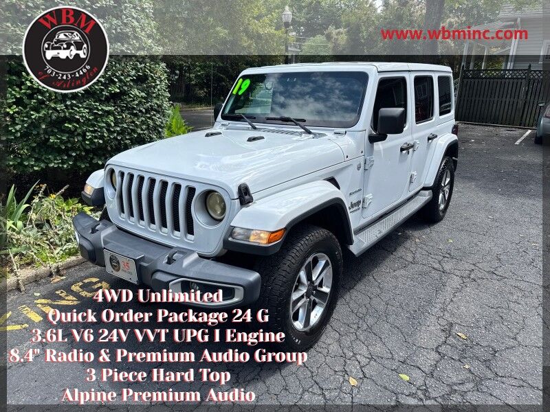 2019 Jeep Wrangler Unlimited Unlimited Sahara 4WD w/ Quick Order Package 24 G 2019 Jeep Wrangler Unlimited Unlimited Sahara 4WD w/ Quick Order Package 24 G