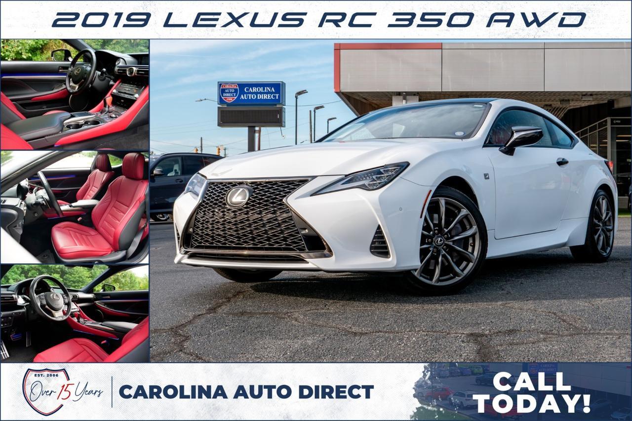 2019 Lexus RC 350 AWD / Mark Levinson Audio / Triple Beam Headlights! 2019 Lexus RC 350 AWD / Mark Levinson Audio / Triple Beam Headlights!
