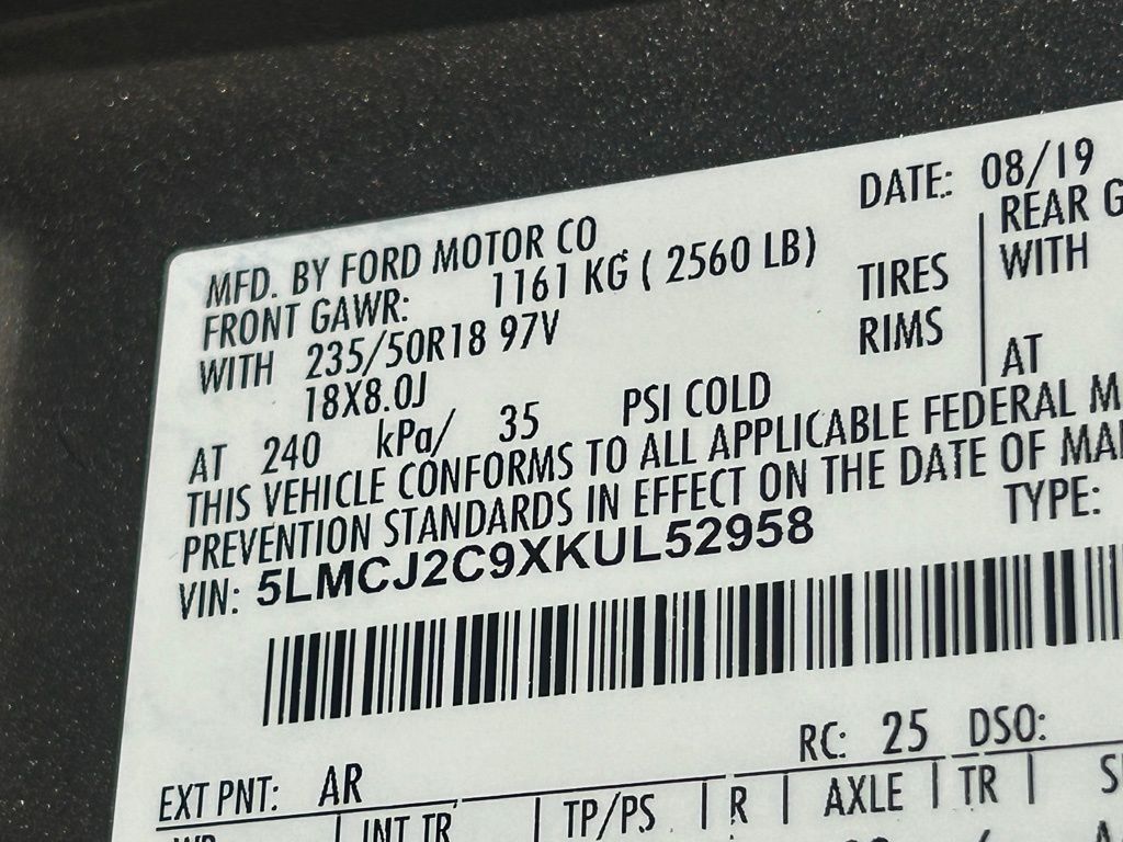 2019 Lincoln MKC Select Tampa FL