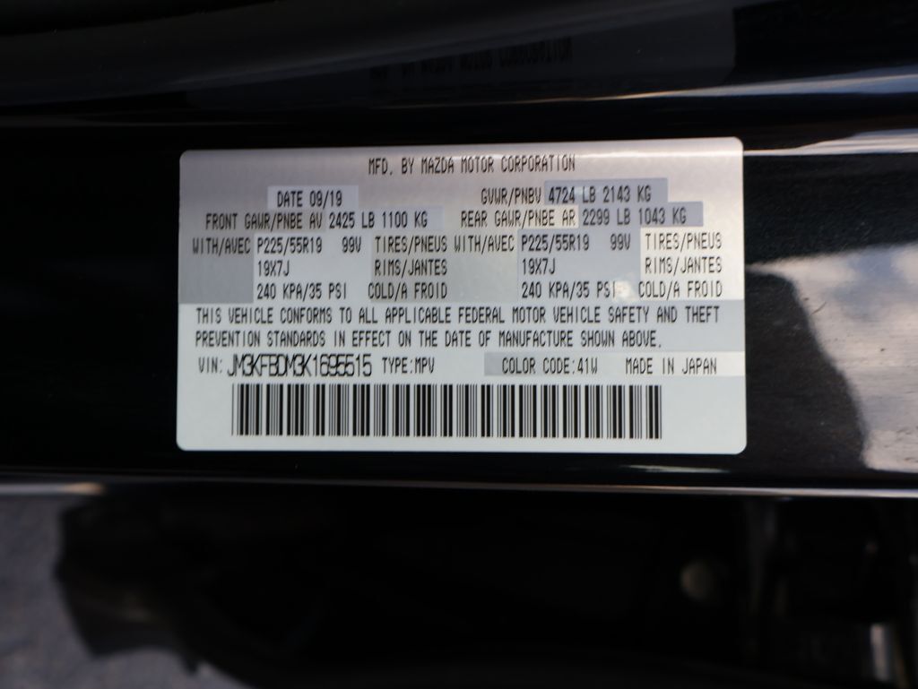 2019 MAZDA CX-5 Grand Touring