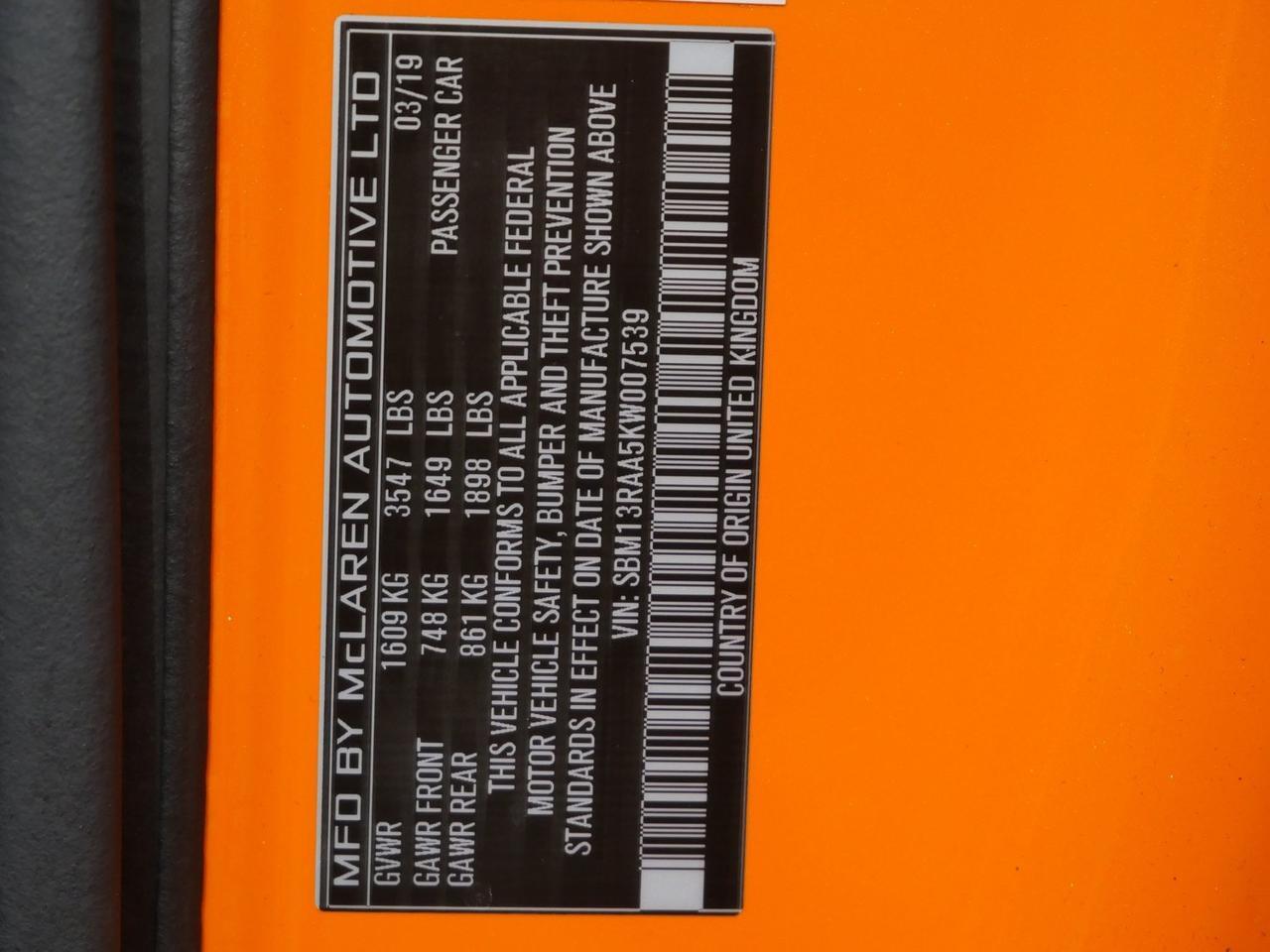 2019 McLaren 600LT Lawrence KS