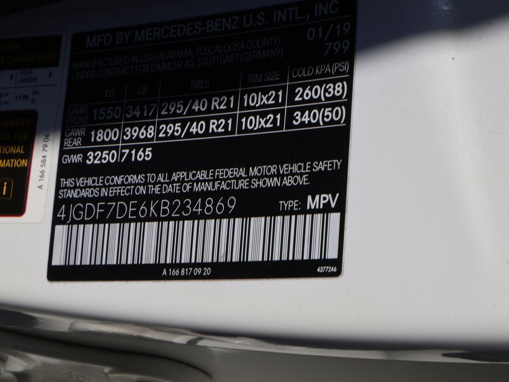 2019 Mercedes-Benz GLS GLS 550