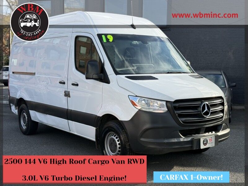 2019 Mercedes-Benz Sprinter Cargo 2500 144 V6 Cargo Van RWD 2019 Mercedes-Benz Sprinter Cargo 2500 144 V6 Cargo Van RWD