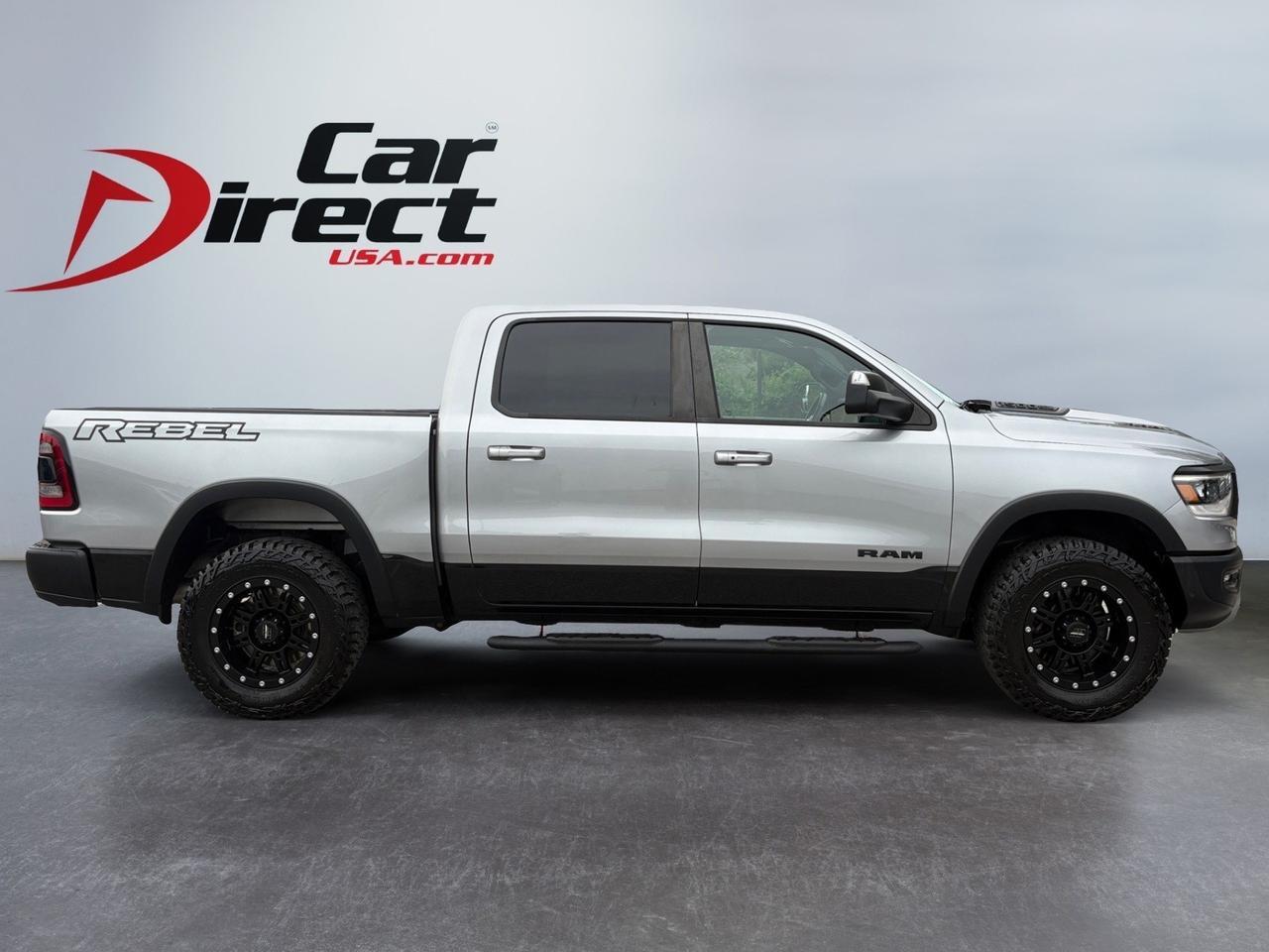 2019 Ram 1500 Rebel, CUSTOM PRO COMP WHEELS, RUNNING BOARDS, TOW PACKAGE, BACKUP CAMERA, LANE KEEP ASSIST, BLIND SPOT ALERT, HEATED SEATS, HEATED STEERING WHEEL, APPLE CARPLAY/ANDROID AUTO, LOW MILES, CLEAN CARFAX, RULE THE ROAD IN A REBEL! Virginia Beach VA 2019 Ram 1500 Rebel, CUSTOM PRO COMP WHEELS, RUNNING BOARDS, TOW PACKAGE, BACKUP CAMERA, LANE KEEP ASSIST, BLIND SPOT ALERT, HEATED SEATS, HEATED STEERING WHEEL, APPLE CARPLAY/ANDROID AUTO, LOW MILES, CLEAN CARFAX, RULE THE ROAD IN A REBEL! Virginia Beach VA