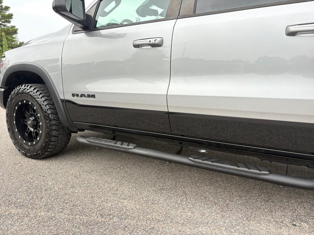 2019 Ram 1500 Rebel, CUSTOM PRO COMP WHEELS, RUNNING BOARDS, TOW PACKAGE, BACKUP CAMERA, LANE KEEP ASSIST, BLIND SPOT ALERT, HEATED SEATS, HEATED STEERING WHEEL, APPLE CARPLAY/ANDROID AUTO, LOW MILES, CLEAN CARFAX, RULE THE ROAD IN A REBEL! Virginia Beach VA 2019 Ram 1500 Rebel, CUSTOM PRO COMP WHEELS, RUNNING BOARDS, TOW PACKAGE, BACKUP CAMERA, LANE KEEP ASSIST, BLIND SPOT ALERT, HEATED SEATS, HEATED STEERING WHEEL, APPLE CARPLAY/ANDROID AUTO, LOW MILES, CLEAN CARFAX, RULE THE ROAD IN A REBEL! Virginia Beach VA