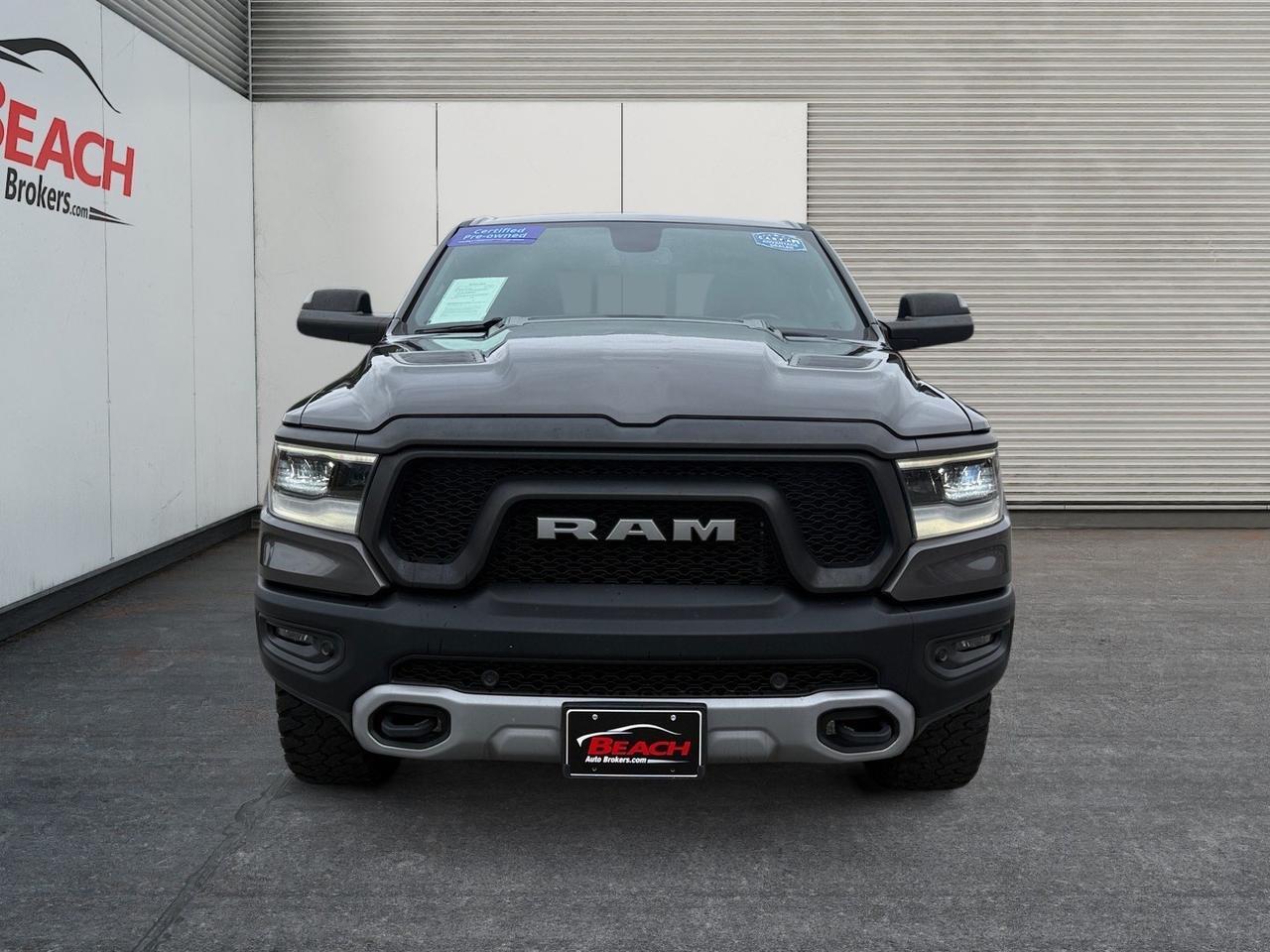 2019 Ram 1500 Rebel, HEATED SEATS, APPLE CARPLAY/ANDROID AUTO, RUNNING BOARDS, TOW PACKAGE, TOW HOOKS, POWER FOLDING MIRRORS, BACKUP CAMERA, HEATED STEERING WHEEL, POWER SLIDING REAR WINDOW, REMOTE START, CLEAN CARFAX! Norfolk VA 2019 Ram 1500 Rebel, HEATED SEATS, APPLE CARPLAY/ANDROID AUTO, RUNNING BOARDS, TOW PACKAGE, TOW HOOKS, POWER FOLDING MIRRORS, BACKUP CAMERA, HEATED STEERING WHEEL, POWER SLIDING REAR WINDOW, REMOTE START, CLEAN CARFAX! Norfolk VA