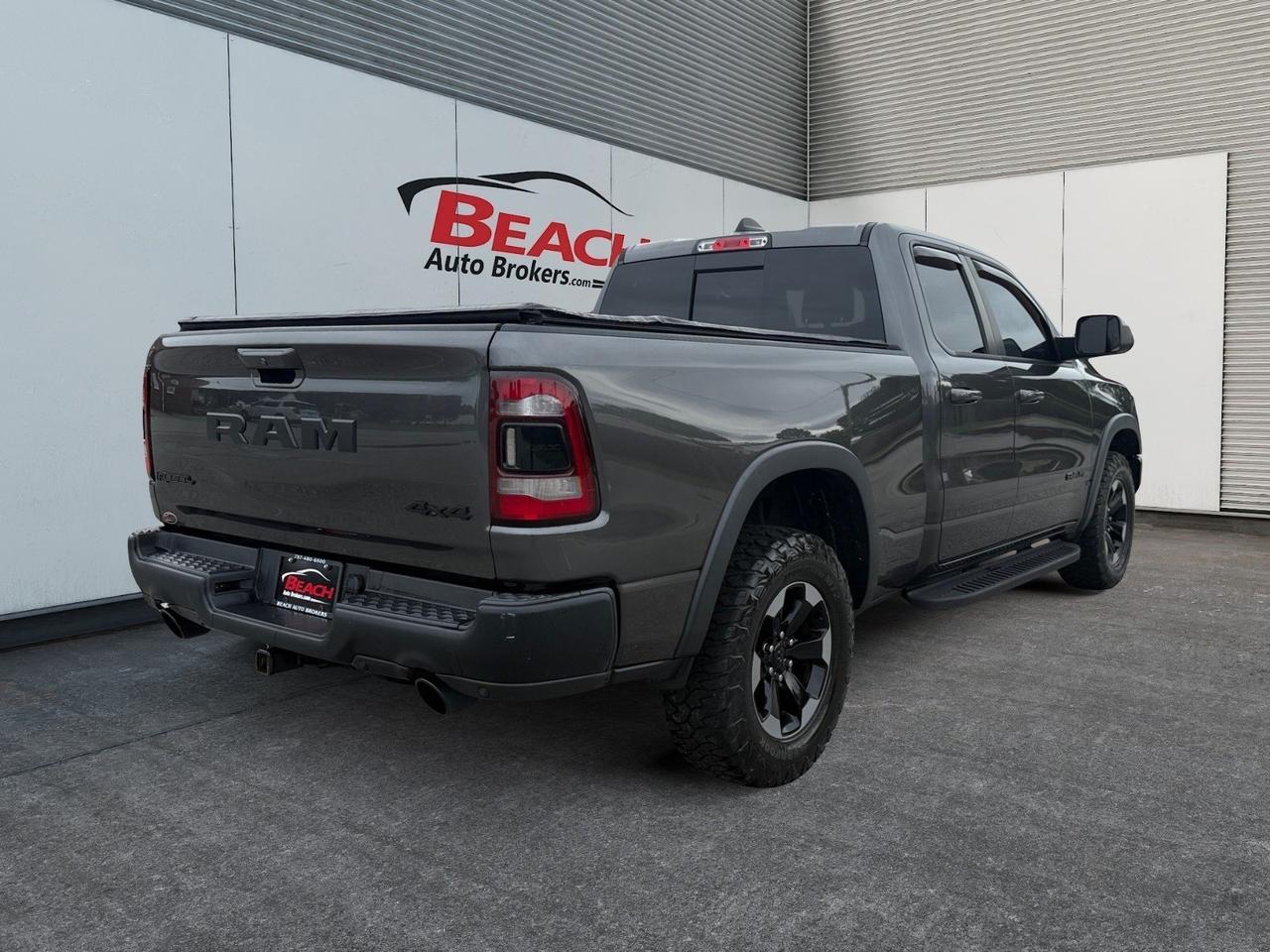 2019 Ram 1500 Rebel, HEATED SEATS, APPLE CARPLAY/ANDROID AUTO, RUNNING BOARDS, TOW PACKAGE, TOW HOOKS, POWER FOLDING MIRRORS, BACKUP CAMERA, HEATED STEERING WHEEL, POWER SLIDING REAR WINDOW, REMOTE START, CLEAN CARFAX! Norfolk VA 2019 Ram 1500 Rebel, HEATED SEATS, APPLE CARPLAY/ANDROID AUTO, RUNNING BOARDS, TOW PACKAGE, TOW HOOKS, POWER FOLDING MIRRORS, BACKUP CAMERA, HEATED STEERING WHEEL, POWER SLIDING REAR WINDOW, REMOTE START, CLEAN CARFAX! Norfolk VA