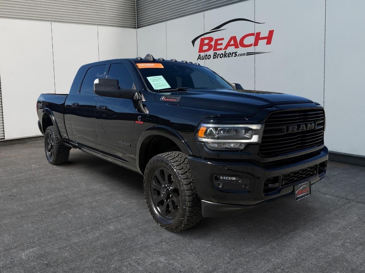 2019 Ram 2500 Laramie, BACKUP CAMERA, APPLE CARPLAY/ANDROID AUTO, ALPINE SPEAKERS, TOW HOOKS, POWER SUNROOF, HEATED AND VENTILATED SEATS, UNIVERSAL GARAGE DOOR OPENER, TOW PACKAGE, POWER RUNNING BOARDS, POWER FOLDING MIRRORS, COME AND TEST DRIVE THIS RAM 2500 TODA Norfolk VA 2019 Ram 2500 Laramie, BACKUP CAMERA, APPLE CARPLAY/ANDROID AUTO, ALPINE SPEAKERS, TOW HOOKS, POWER SUNROOF, HEATED AND VENTILATED SEATS, UNIVERSAL GARAGE DOOR OPENER, TOW PACKAGE, POWER RUNNING BOARDS, POWER FOLDING MIRRORS, COME AND TEST DRIVE THIS RAM 2500 TODA Norfolk VA