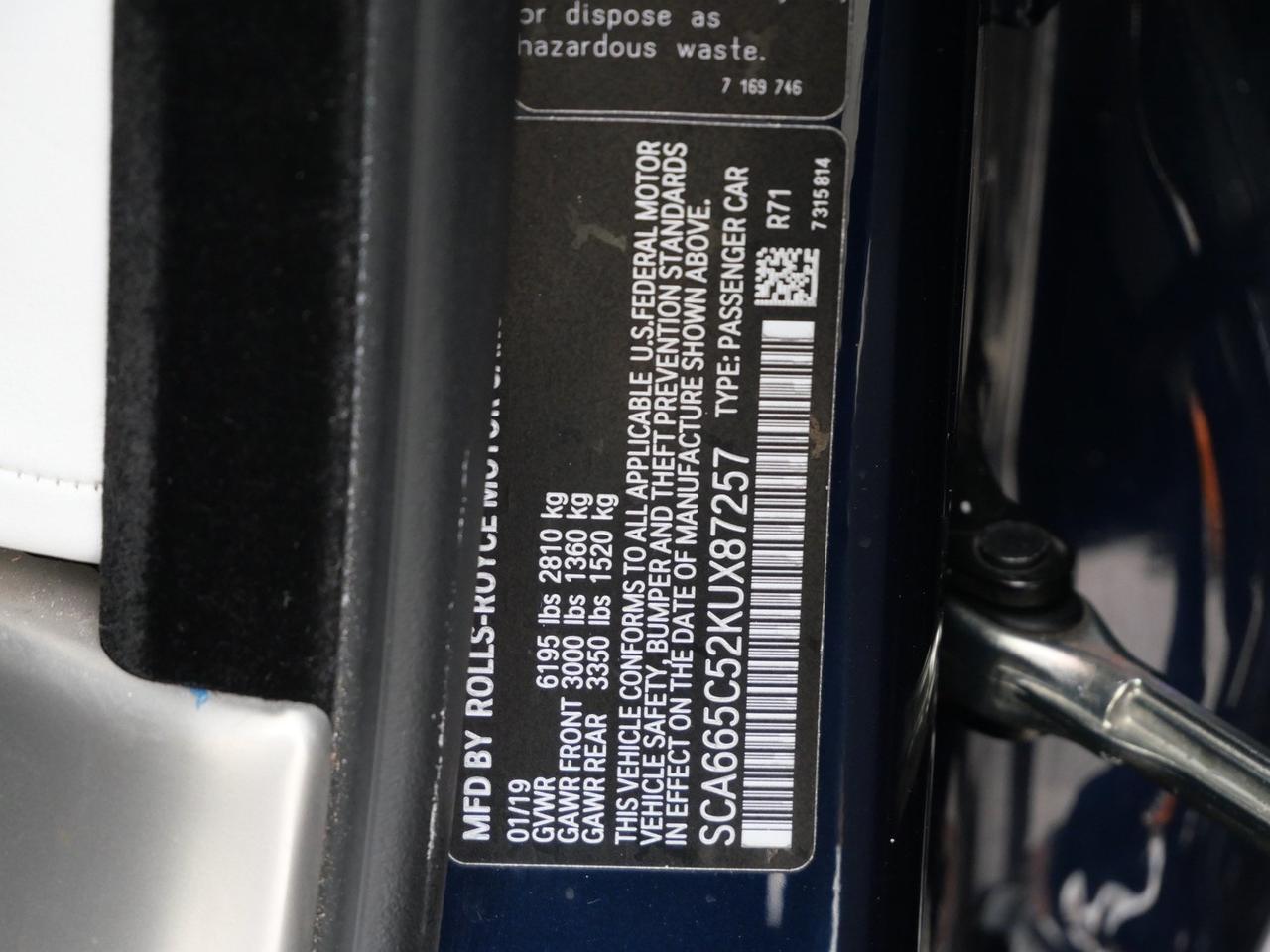 2019 Rolls-Royce Wraith Lawrence KS