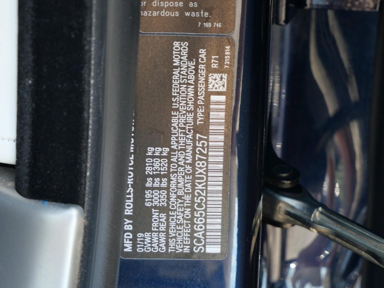 2019 Rolls-Royce Wraith Lawrence KS