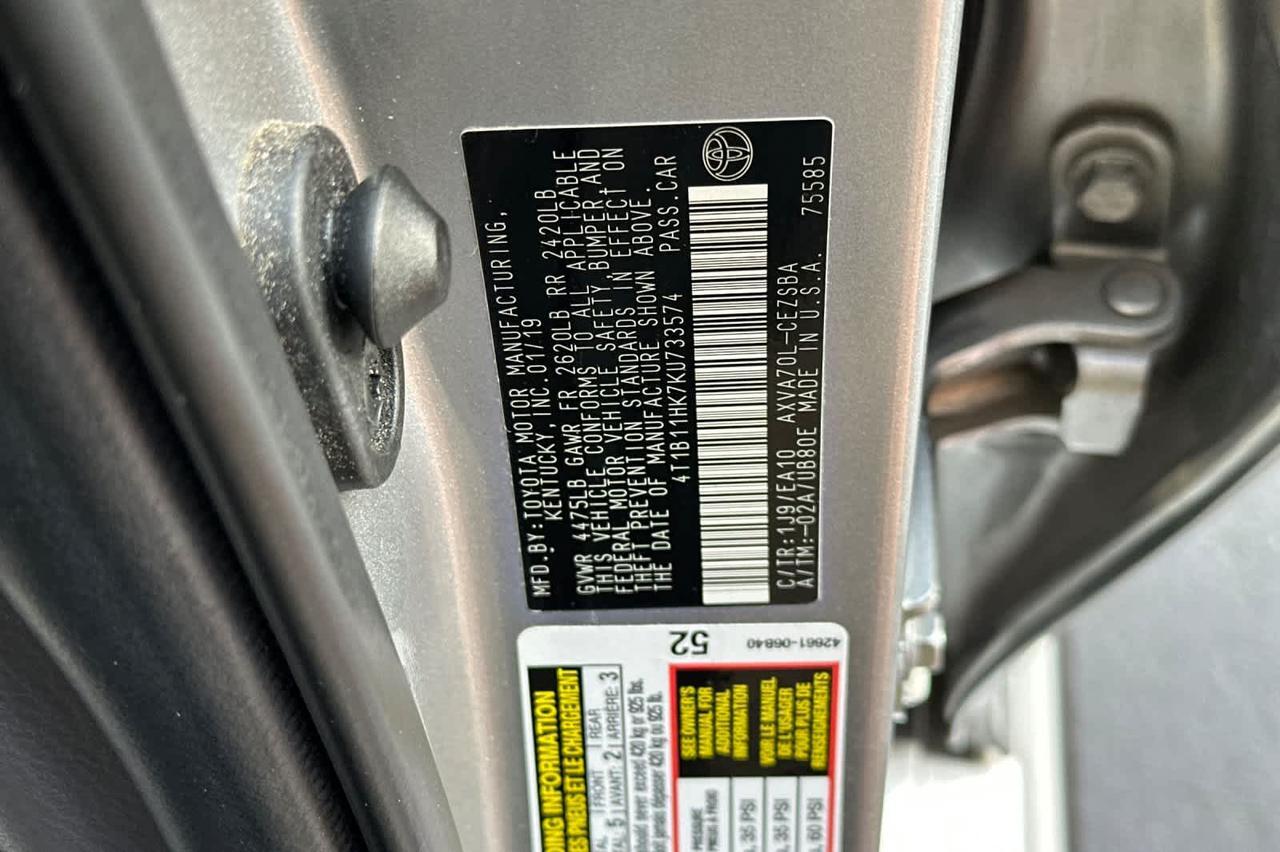 2019 Toyota Camry SE Roseville CA